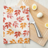 紅葉パターン キッチンタオル (四つ折り)