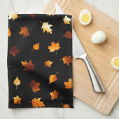 紅葉パターン キッチンタオル (四つ折り)