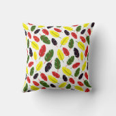 紅葉パターン クッション (裏面)