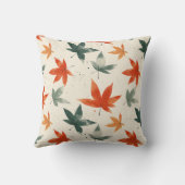 紅葉パターン クッション (裏面)