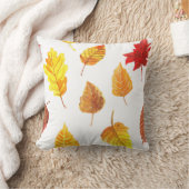 紅葉パターン クッション (ブランケット)