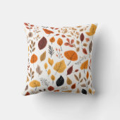 紅葉パターン クッション (裏面)