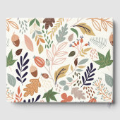 紅葉パターン ゲストブック (裏面)