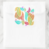 紅葉パターン スクエアシール (バッグ)