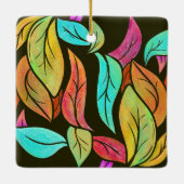 紅葉パターン セラミックオーナメント (裏面)