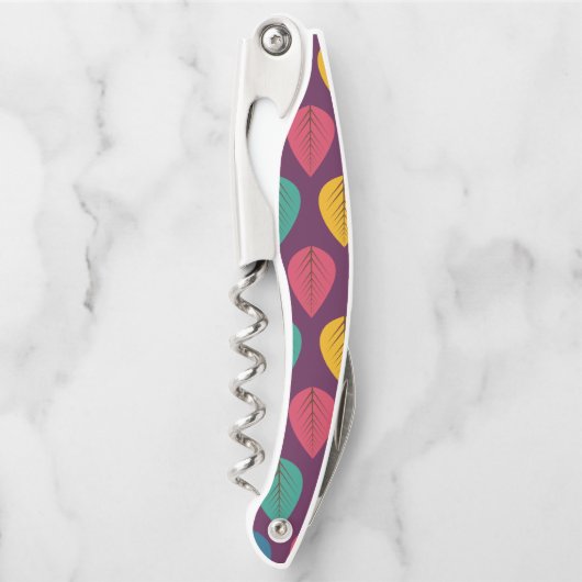 紅葉パターン ソムリエナイフ (正面)