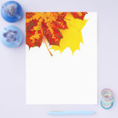 紅葉パターン チラシ (シングル)