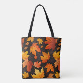 紅葉パターン トートバッグ (裏面)