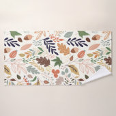 紅葉パターン バスタオル (バスタオル)