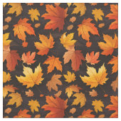 紅葉パターン ファブリック (クローズアップ)