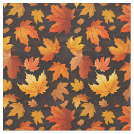 紅葉パターン ファブリック
