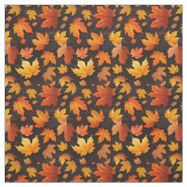 紅葉パターン ファブリック