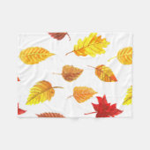 紅葉パターン フリースブランケット (正面(横))