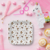 紅葉パターン ペーパープレート (パーティー)