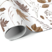 紅葉パターン ラッピングペーパー (ロールコーナー)