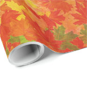 紅葉パターン ラッピングペーパー (ロールコーナー)