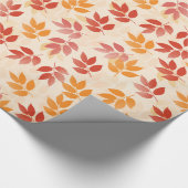 紅葉パターン ラッピングペーパー (角)
