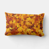 紅葉パターン ランバークッション (裏面)