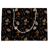 紅葉パターン ラージペーパーバッグ (正面)