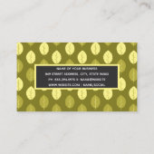 紅葉パターン 名刺 (裏面)