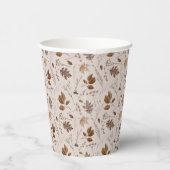 紅葉パターン 紙コップ (右)