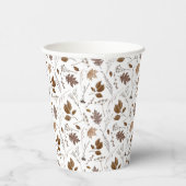 紅葉パターン 紙コップ (右)