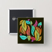 紅葉パターン 缶バッジ (正面&裏面)