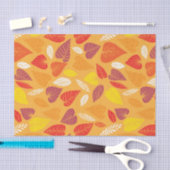 紅葉パターン 薄葉紙 (クラフト)