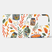紅葉パターン。 Case-Mate iPhoneケース (裏面 (横))