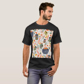 紅葉パターン。 Tシャツ (正面フル)