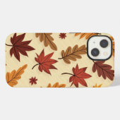紅葉パターンiPhone 13ケース iPhoneケース (裏面横)