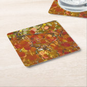 紅葉パルプボードのコースター スクエアペーパーコースター (アングル)