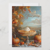 紅葉パンプキンパイハッピー感謝祭 シーズンカード (正面)