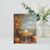 紅葉パンプキンパイハッピー感謝祭 シーズンポストカード (スタンド正面)