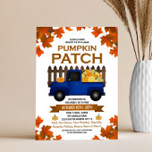 紅葉パンプキンパッチヴィンテージブルートラック チラシ