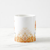 紅葉パーソナライズされたモノグラムイニシャルJ コーヒーマグカップ (中央)