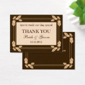 紅葉パーソナライズされた結婚式の引き出物ギフトラベル (デスク)