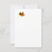 紅葉パーティーイベント受付返信案内 出欠カード (裏面)