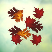 紅葉ビニールウィンドウの貼り付け ウィンドウサイン (シート3)