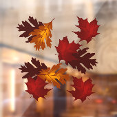 紅葉ビニールウィンドウの貼り付け ウィンドウサイン (シート2)