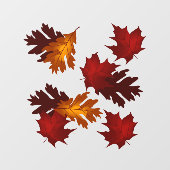 紅葉ビニールウィンドウの貼り付け ウィンドウサイン (シート)