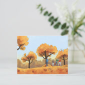 紅葉ビョルンスタッドA&Cはがき ポストカード (スタンド正面)