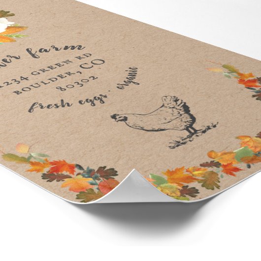 紅葉ファミリーファームクラフト ポスター (角)