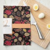 紅葉ファミリー名 キッチンタオル (四つ折り)