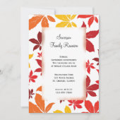 紅葉ファミリー懇親会招待状 招待状 (正面)