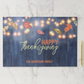 紅葉フェアリーライトサンクスギビングランチョンマット ペーパーパッド (インサイチュ)