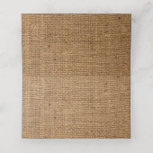 紅葉フェイクバーラップ折り畳み座席表 – ワイン プレイスカード (内部開封)