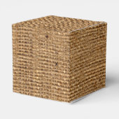 紅葉フェイク、Burlap Favor Box – ワイン フェイバーボックス (裏面サイド)