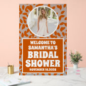 紅葉フォトブライダルシャワーウェルカムフロステッド アクリルサイン (ウェディング)