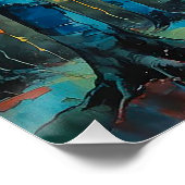 紅葉フォレストウォールアート秋ヴィーブ ポスター (コーナー)